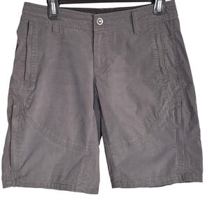 Kuhl Spire Womens Cargo Bermuda Hiking Shorts 4 Gorpcore Hiking Camping UPF 50